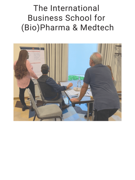The International Business School for (Bio)Pharma & Medtech