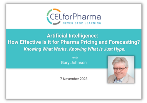 Webinar Artificial Intelligence How effective is it for pharma pricing and forecasting