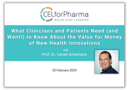 Webinar What Clinicians and Patients Need (and Want!) to Know About the Value for Money of New Health Innovations