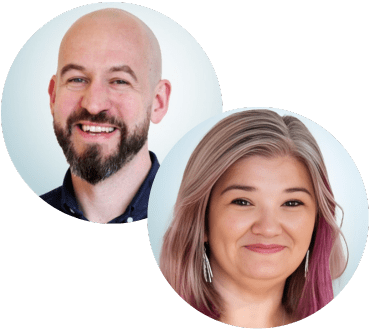 James Turnbull and Jess Blackwell