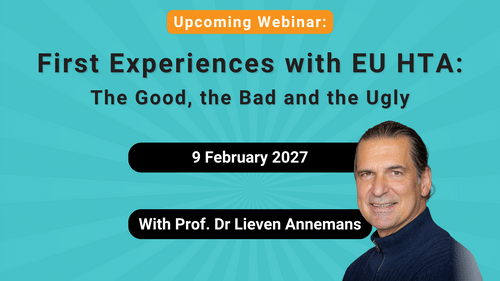 Free educational webinar: First experiences with EU HTA: the good, the bad and the ugly