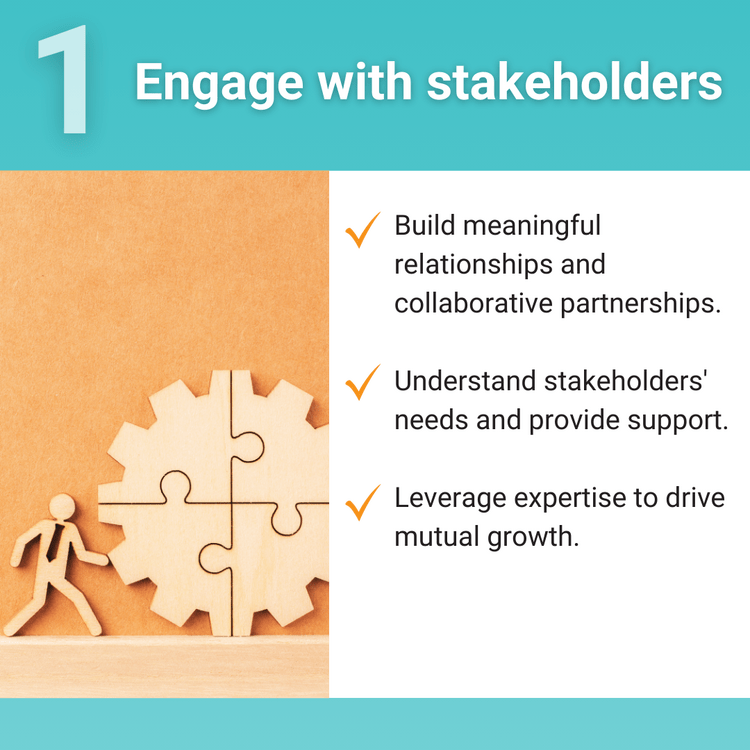 6 Domains of Specialist Medical Affairs Excellence: Engage with stakeholders