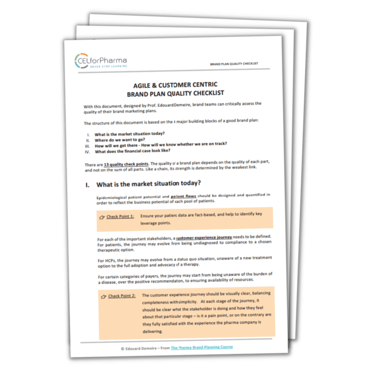 The Pharma Brand Plan Quality Checklist
